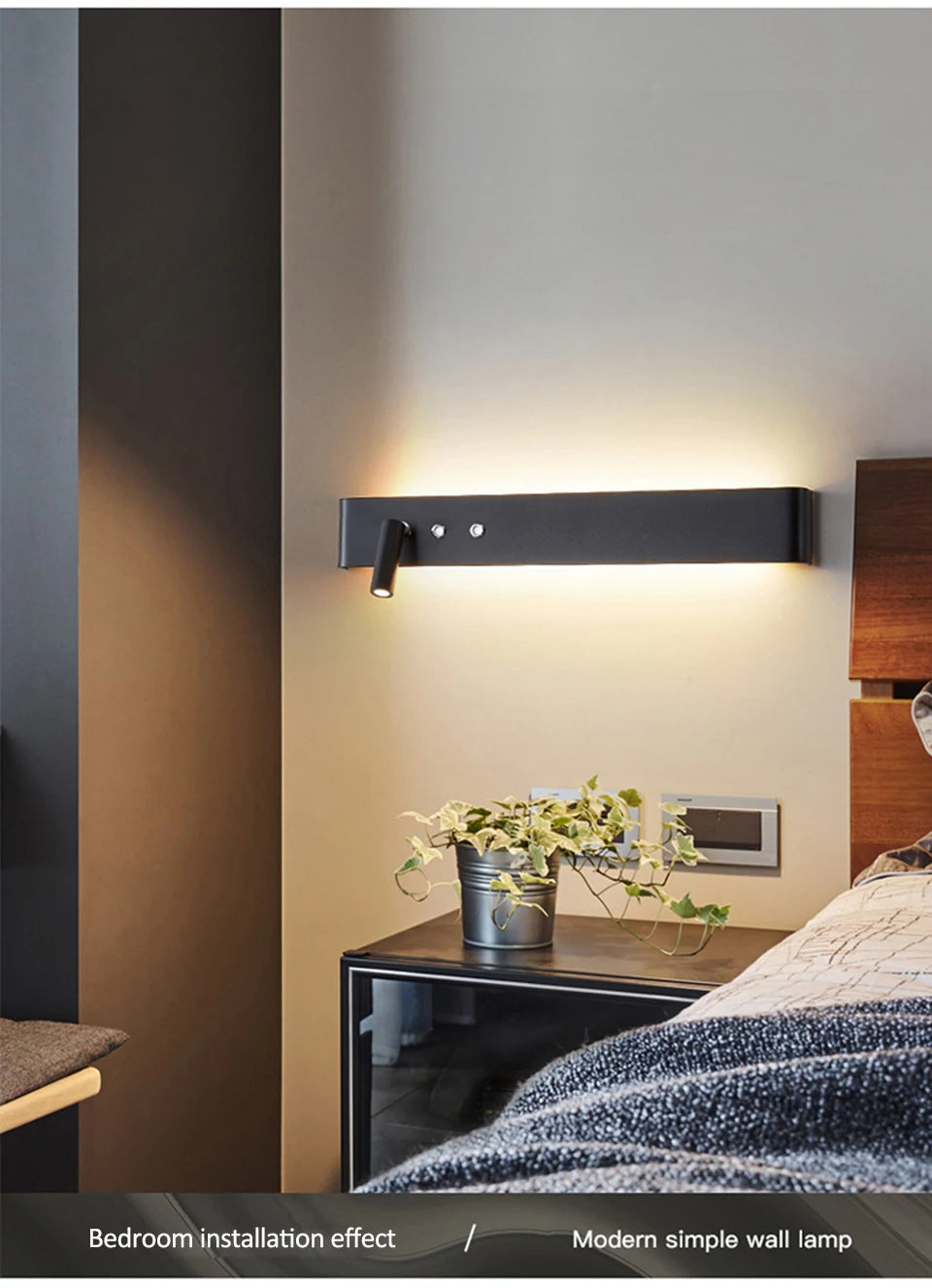 Adjustable LED Wall Lamp Reading Light - Shine Room