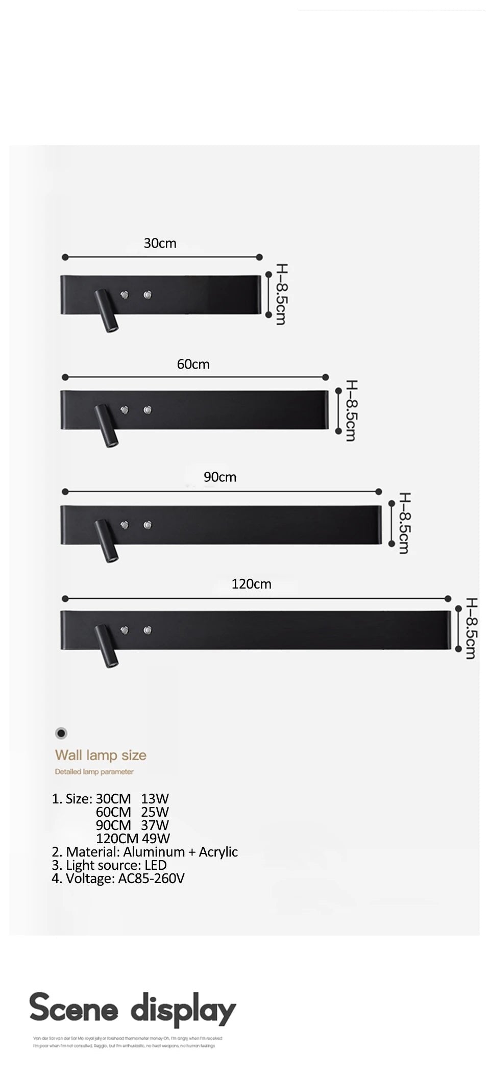 Adjustable LED Wall Lamp Reading Light - Shine Room