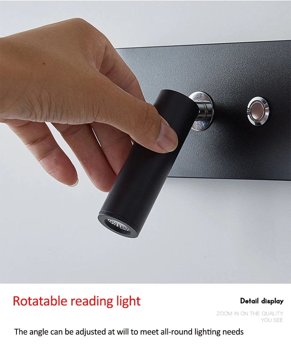 Adjustable LED Wall Lamp Reading Light - Shine Room