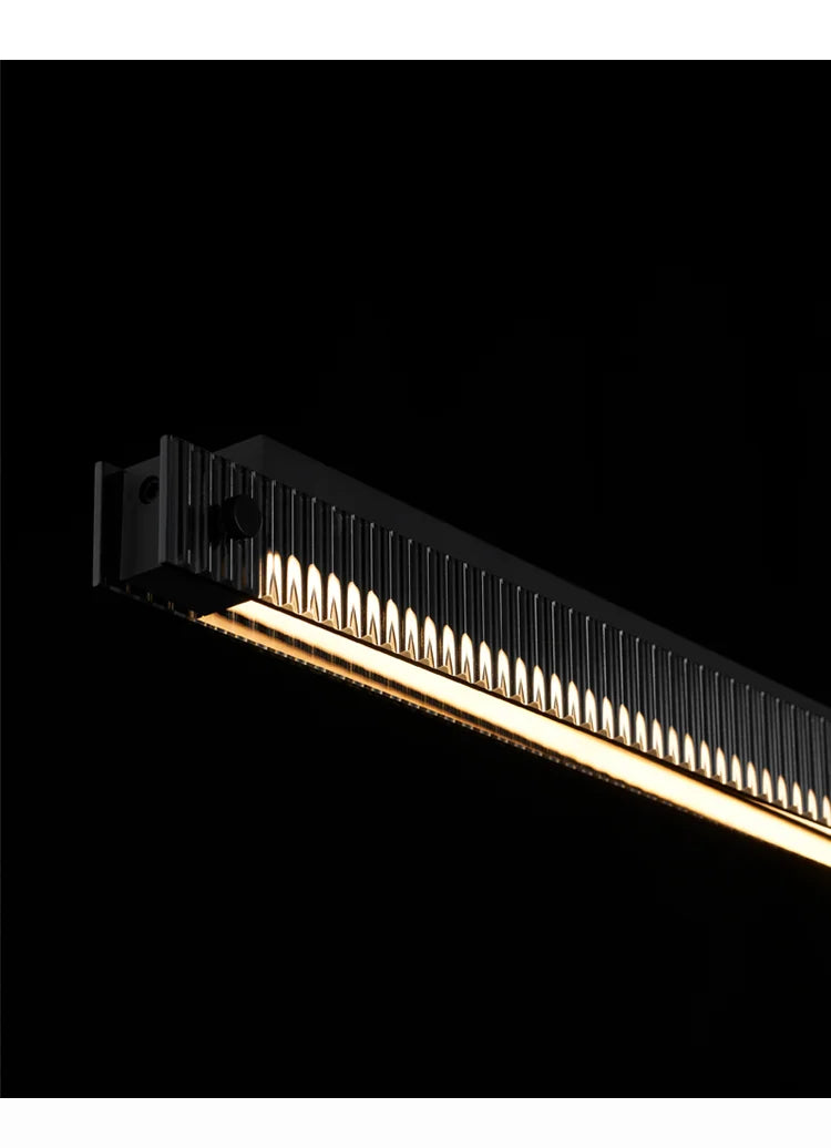 Aluminum Glass Bar Shape Pendant Light - Shine Room