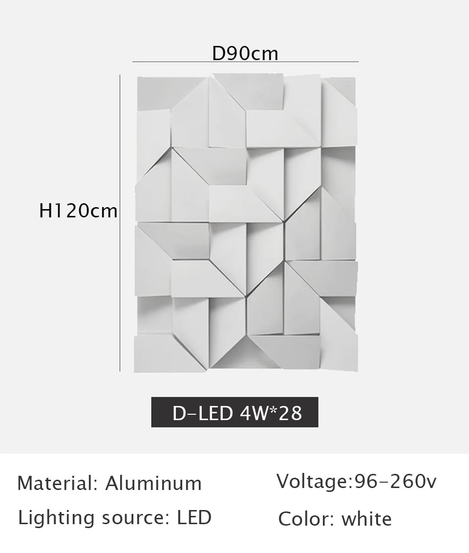 Creative Geometric Art Indoor Wall Lamp Lighting - Shine Room