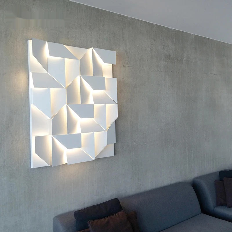 Creative Geometric Art Indoor Wall Lamp Lighting - Shine Room
