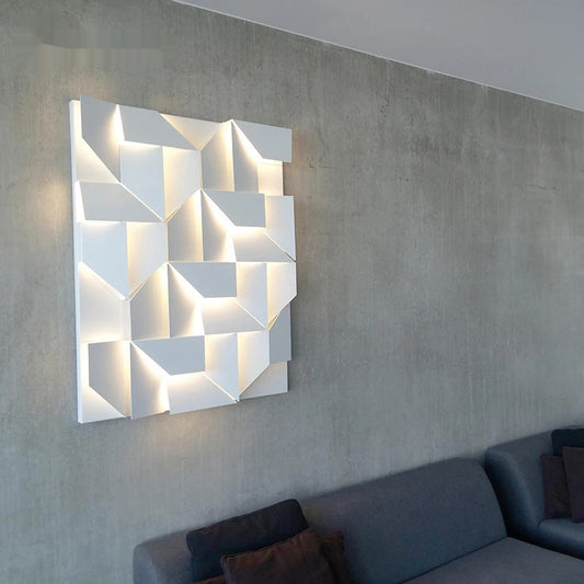 Creative Geometric Art Indoor Wall Lamp Lighting - Shine Room