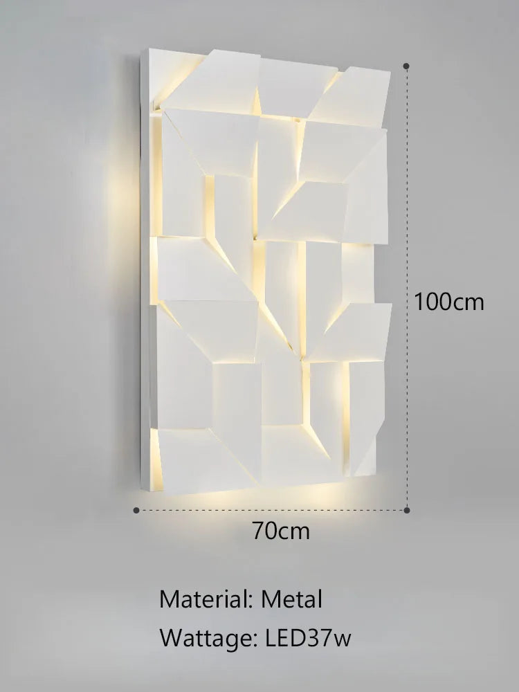 Creative Geometric Art Indoor Wall Lamp Lighting - Shine Room