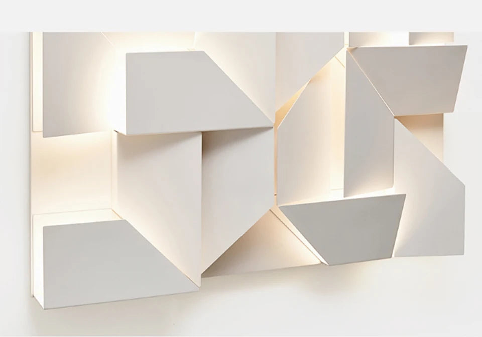 Creative Geometric Art Indoor Wall Lamp Lighting - Shine Room