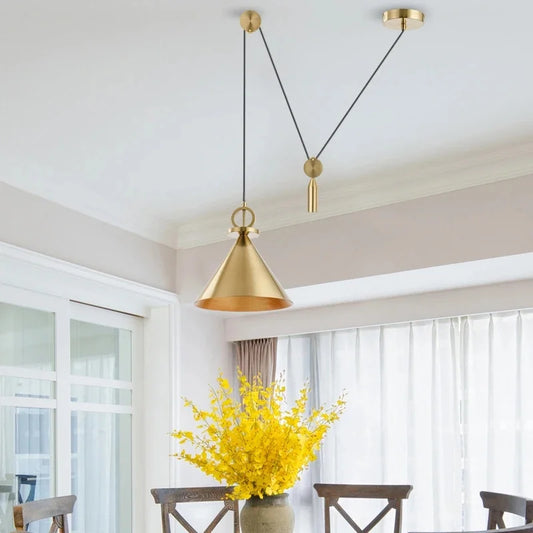 Creative Lifting Pulley Pendant Lights E27 Lamp - Shine Room