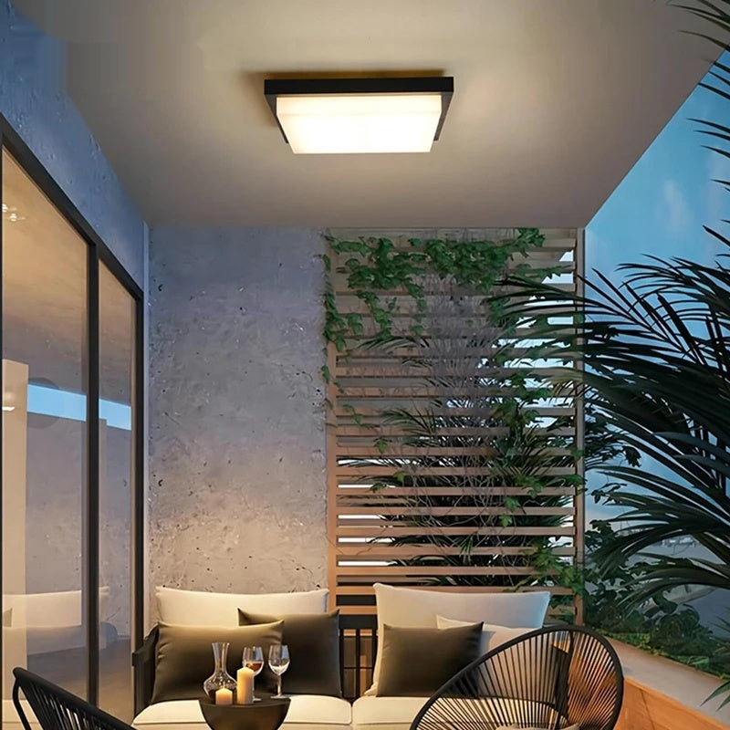 LED Flush Mount Square Ceiling Light 20W - Shine Room