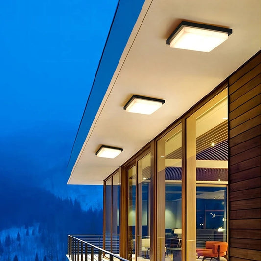 LED Flush Mount Square Ceiling Light 20W - Shine Room