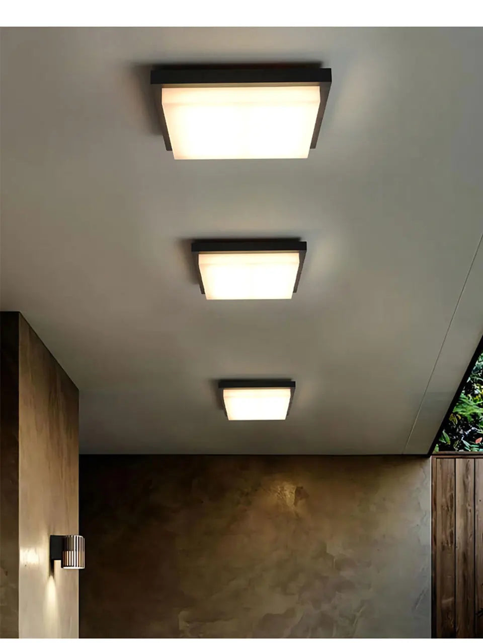 LED Flush Mount Square Ceiling Light 20W - Shine Room