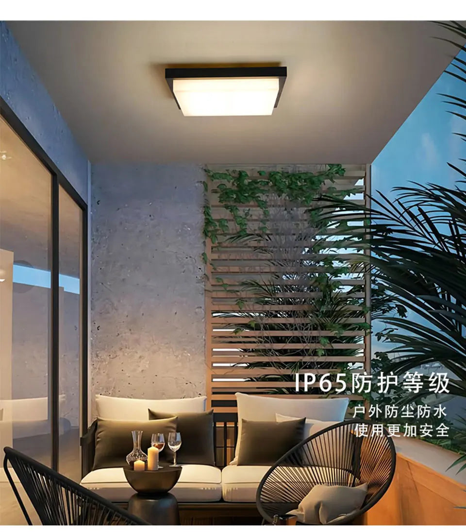 LED Flush Mount Square Ceiling Light 20W - Shine Room