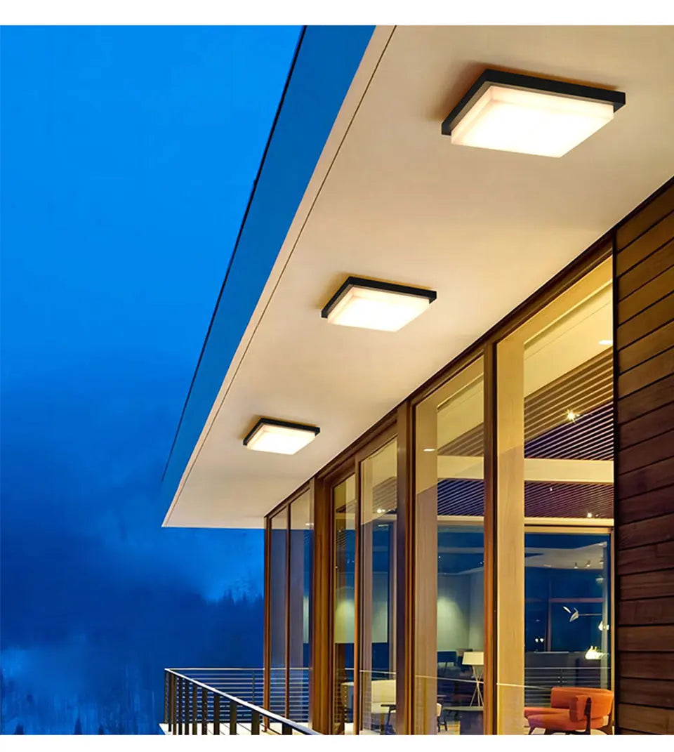 LED Flush Mount Square Ceiling Light 20W - Shine Room