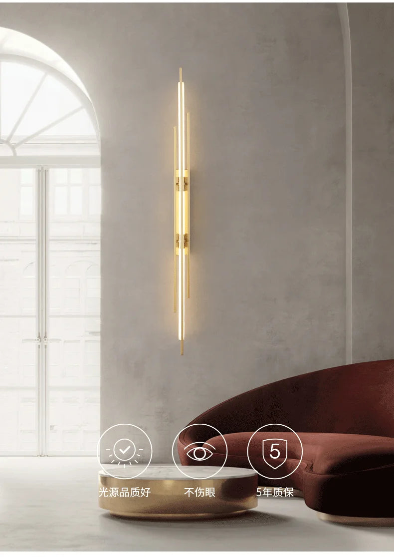 LED Long Wall Lamp Modern Bedroom Light - Shine Room