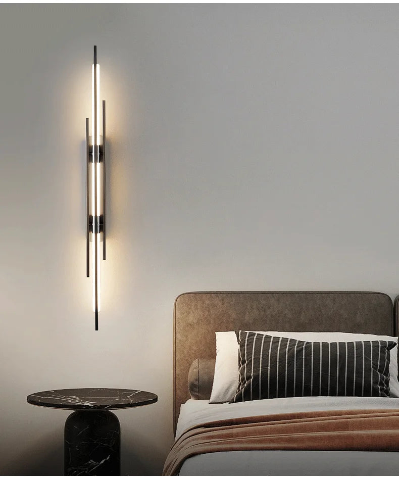 LED Long Wall Lamp Modern Bedroom Light - Shine Room