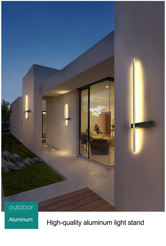 LED Outdoor Long Wall Light Waterproof IP54 - Shine Room
