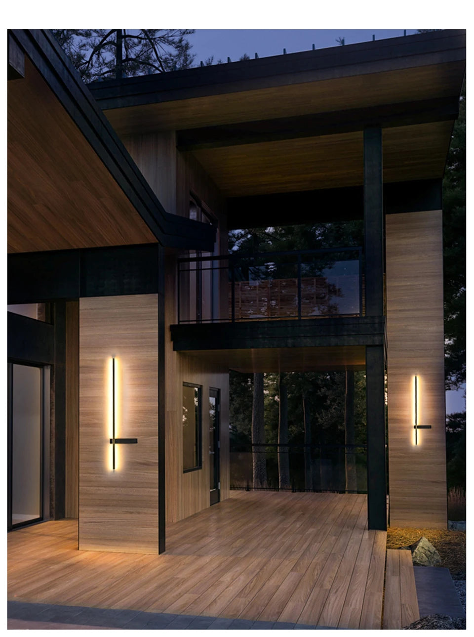 LED Outdoor Long Wall Light Waterproof IP54 - Shine Room