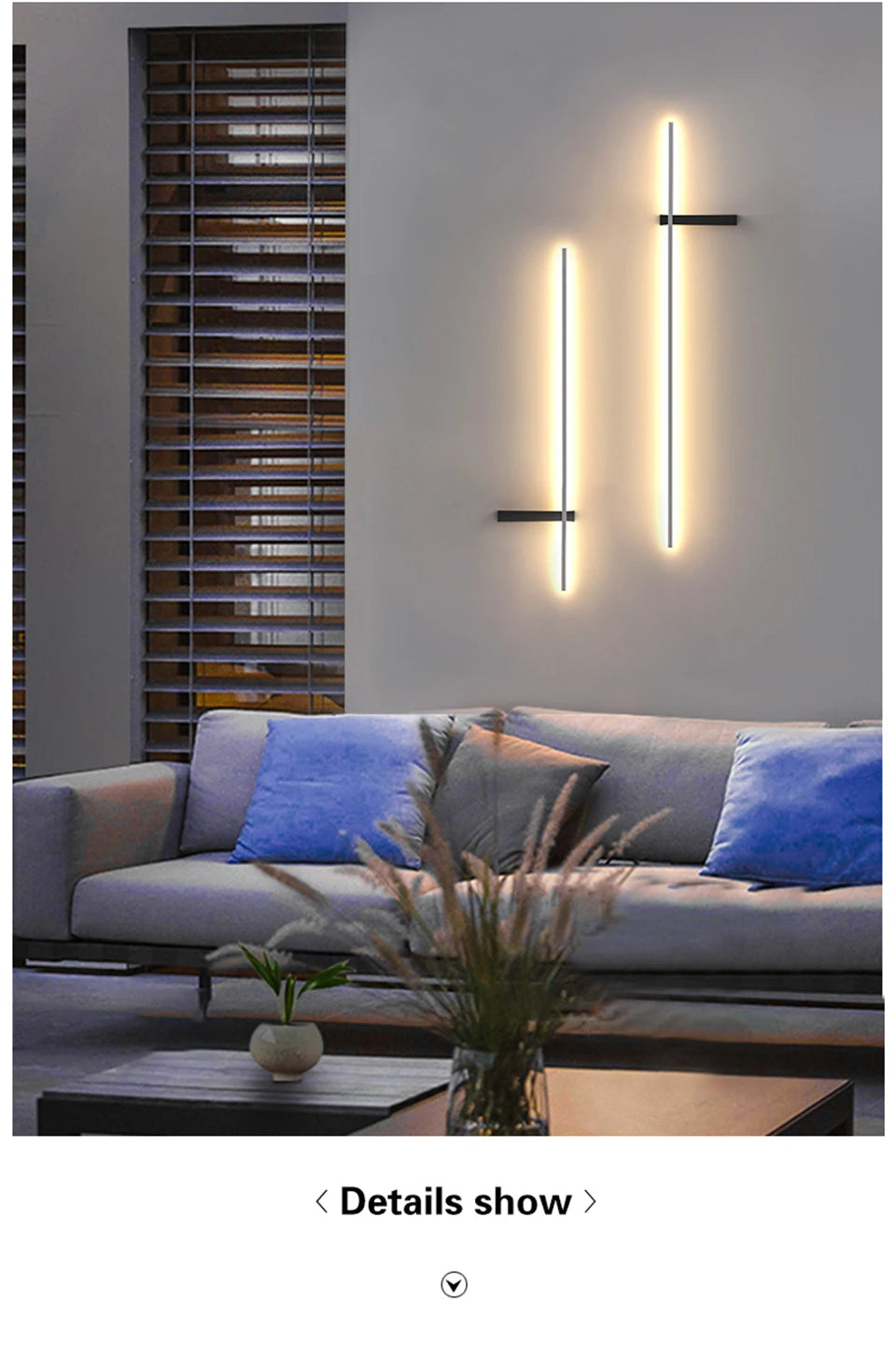 LED Outdoor Long Wall Light Waterproof IP54 - Shine Room