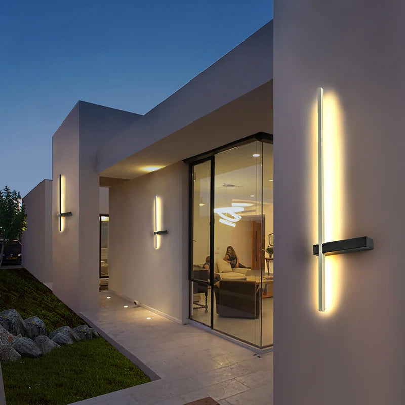 LED Outdoor Long Wall Light Waterproof IP54 - Shine Room