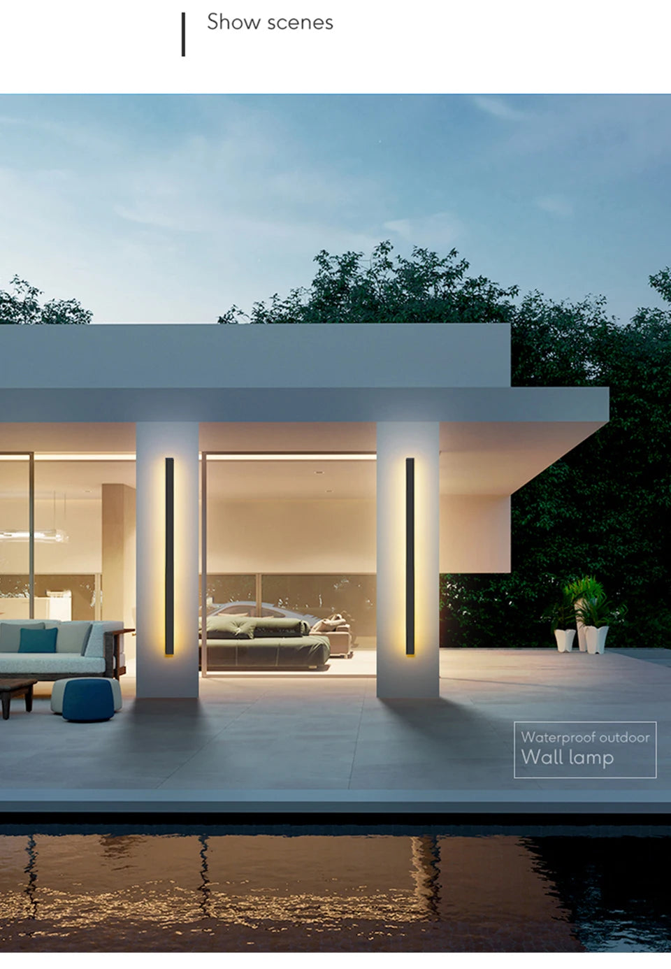 LED Outdoor Wall Light Waterproof IP65 - Shine Room