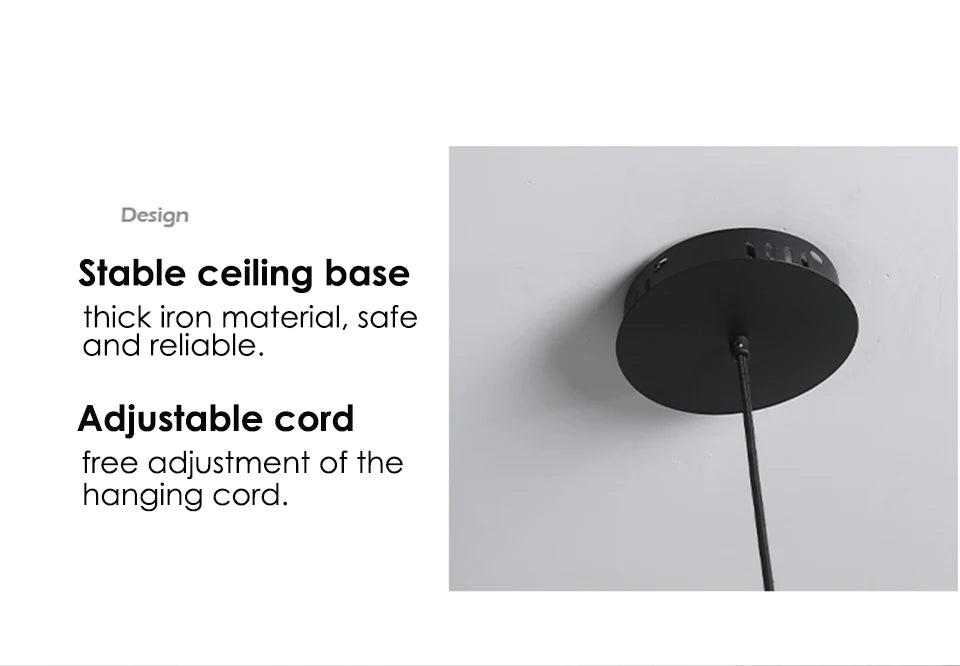 LED Pendant Light Adjustable Linear Chandelier - Shine Room