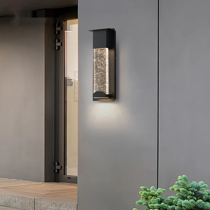 LED Wall Lighting PIR Motion Sensor Crystal Outdoor - Shine Room