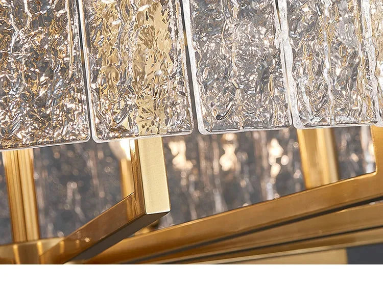 Luxury Crystal Chandelier Gold Raindrop Pendant - Shine Room