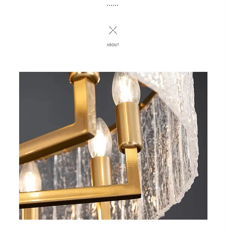 Luxury Crystal Chandelier Gold Raindrop Pendant - Shine Room