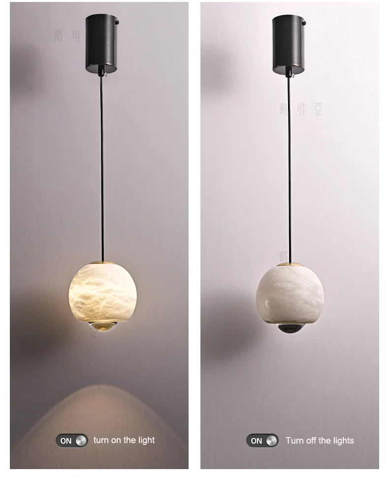 Marble Chandelier Modern Pendant Light - Shine Room