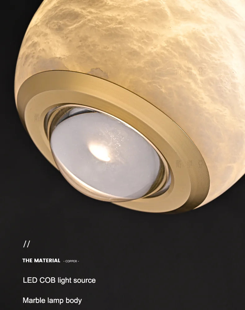 Marble Chandelier Modern Pendant Light - Shine Room