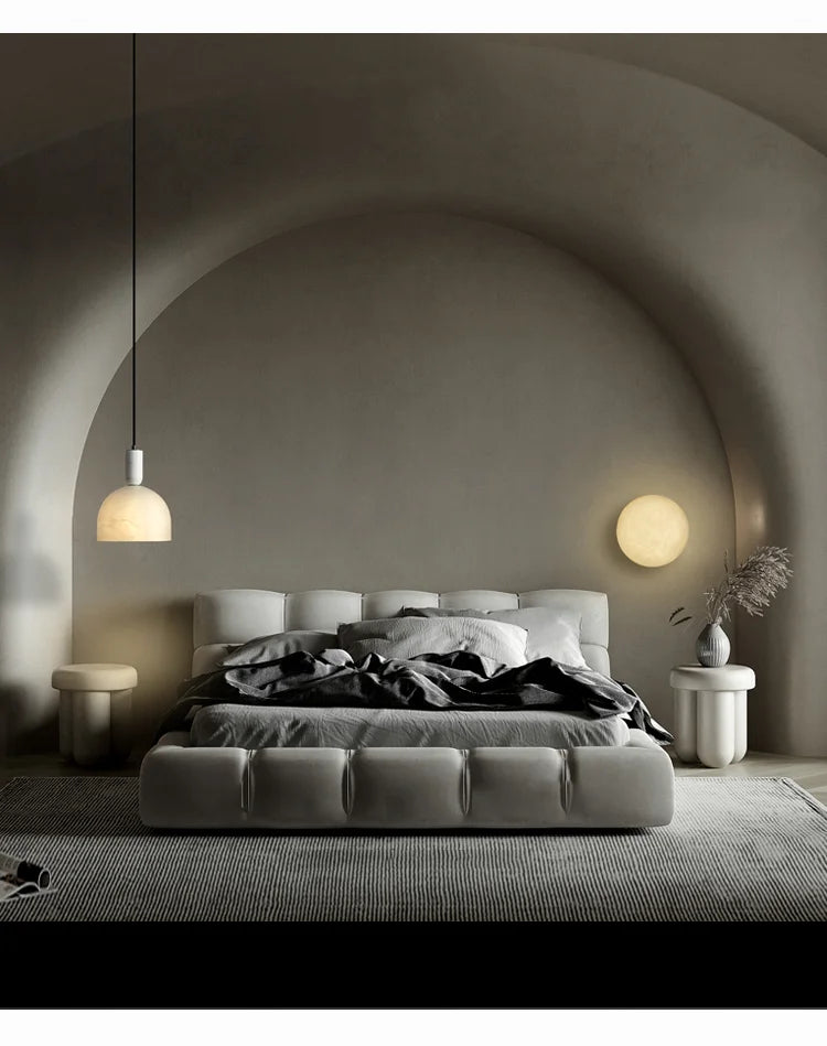 Marble Copper Wall Lamp Round Luxury - Shine Room