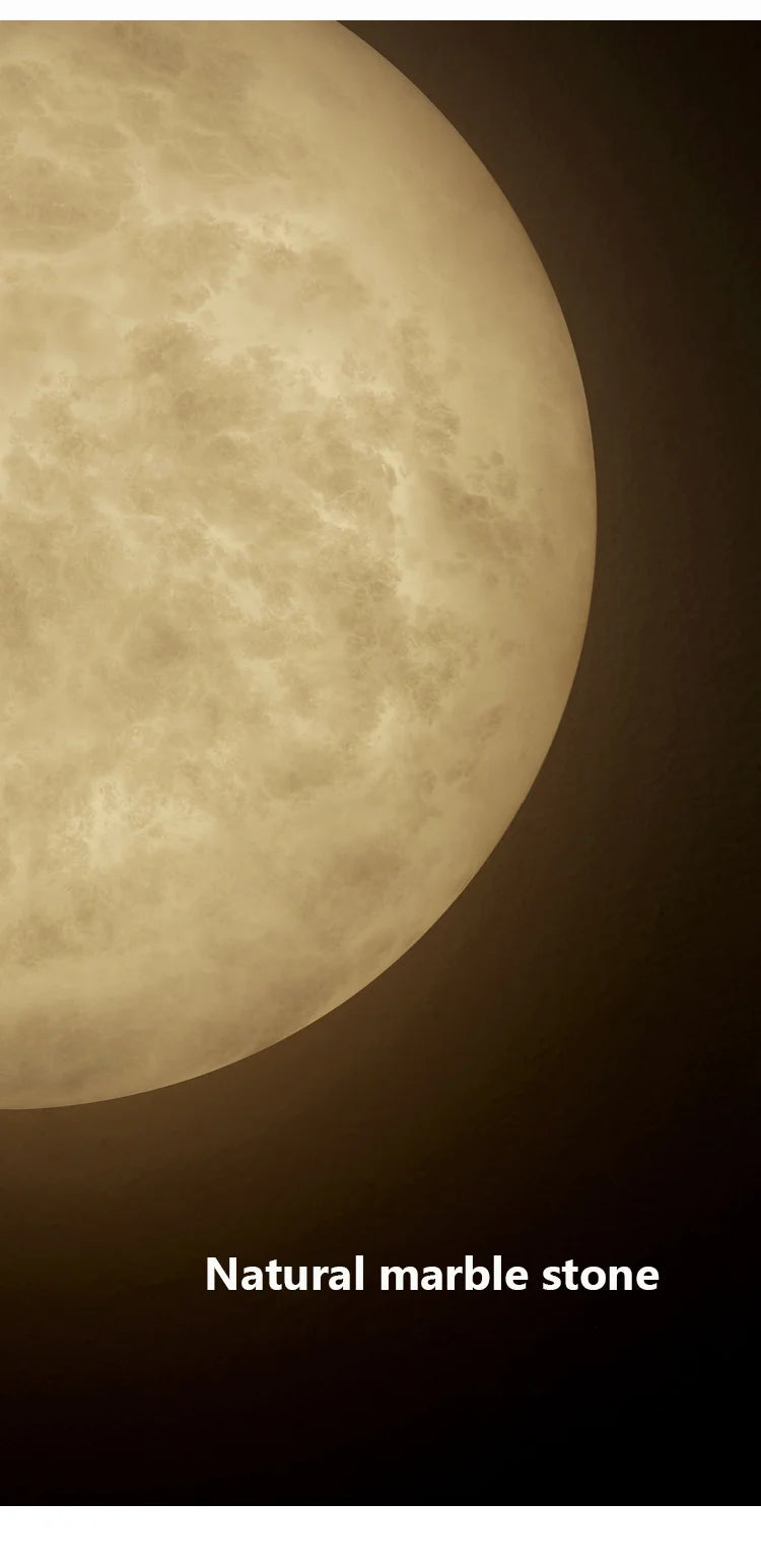 Marble Copper Wall Lamp Round Luxury - Shine Room