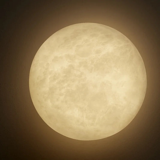 Marble Copper Wall Lamp Round Luxury - Shine Room