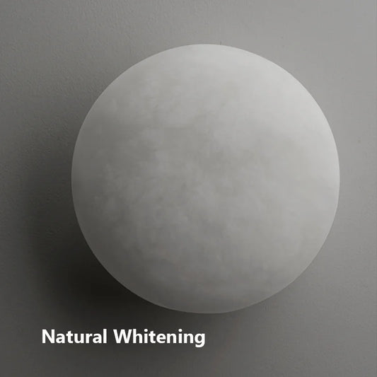 Marble Copper Wall Lamp Round Luxury - Shine Room