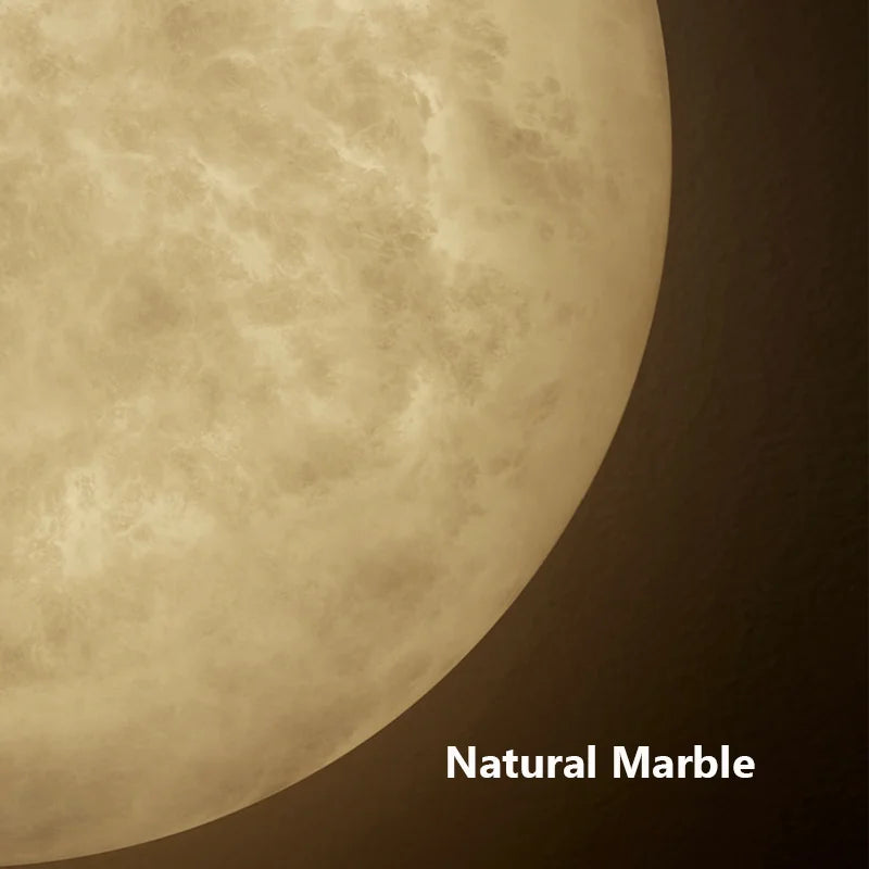 Marble Copper Wall Lamp Round Luxury - Shine Room