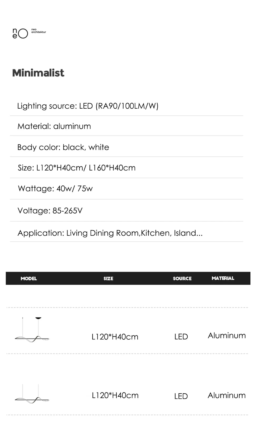 Minimalist LED Pendant Lighting Dimmable Chandelier - Shine Room