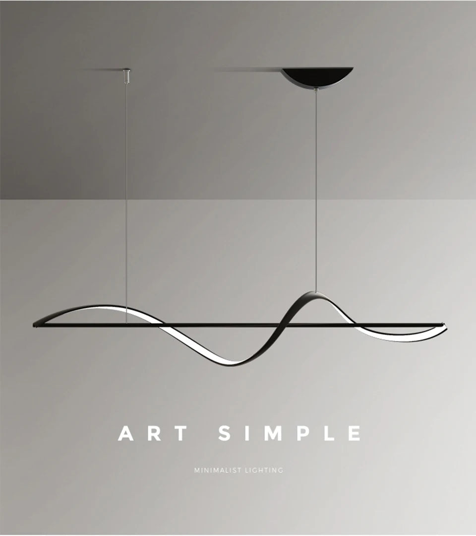 Minimalist LED Pendant Lighting Dimmable Chandelier - Shine Room