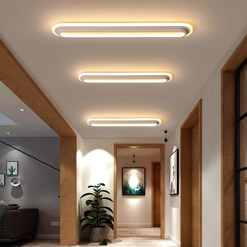 Minimalist Long LED Ceiling Light Strip - Shine Room