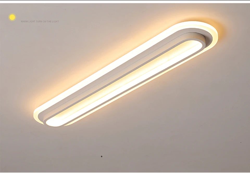 Minimalist Long LED Ceiling Light Strip - Shine Room
