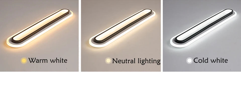 Minimalist Long LED Ceiling Light Strip - Shine Room