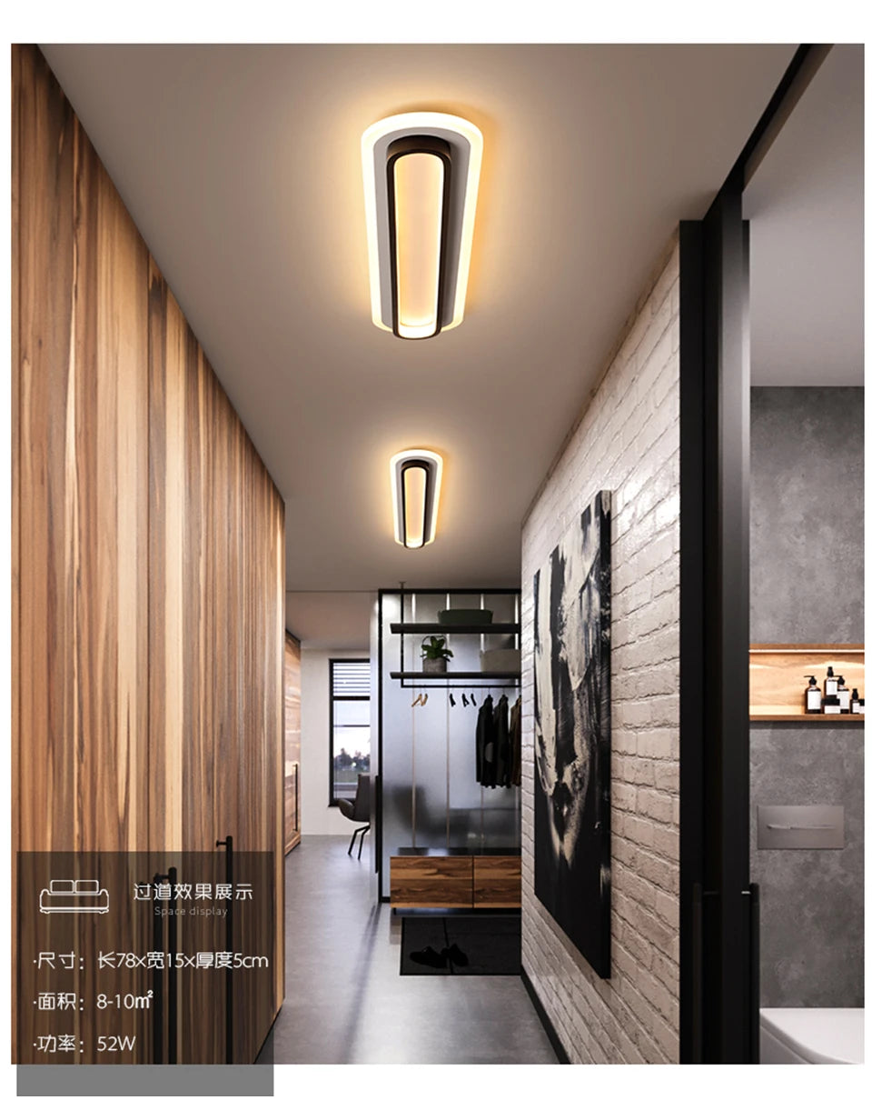 Minimalist Long LED Ceiling Light Strip - Shine Room