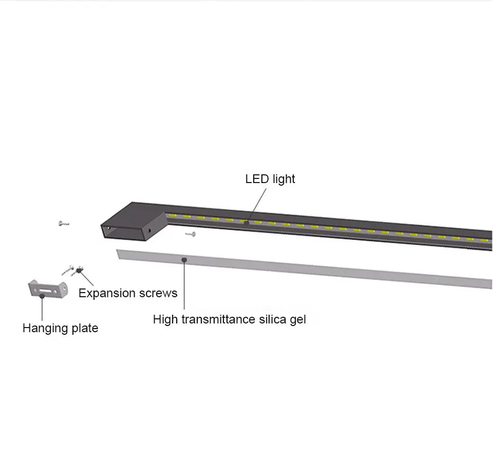 Minimalist Long Wall Lamp LED Mounted Light - Shine Room