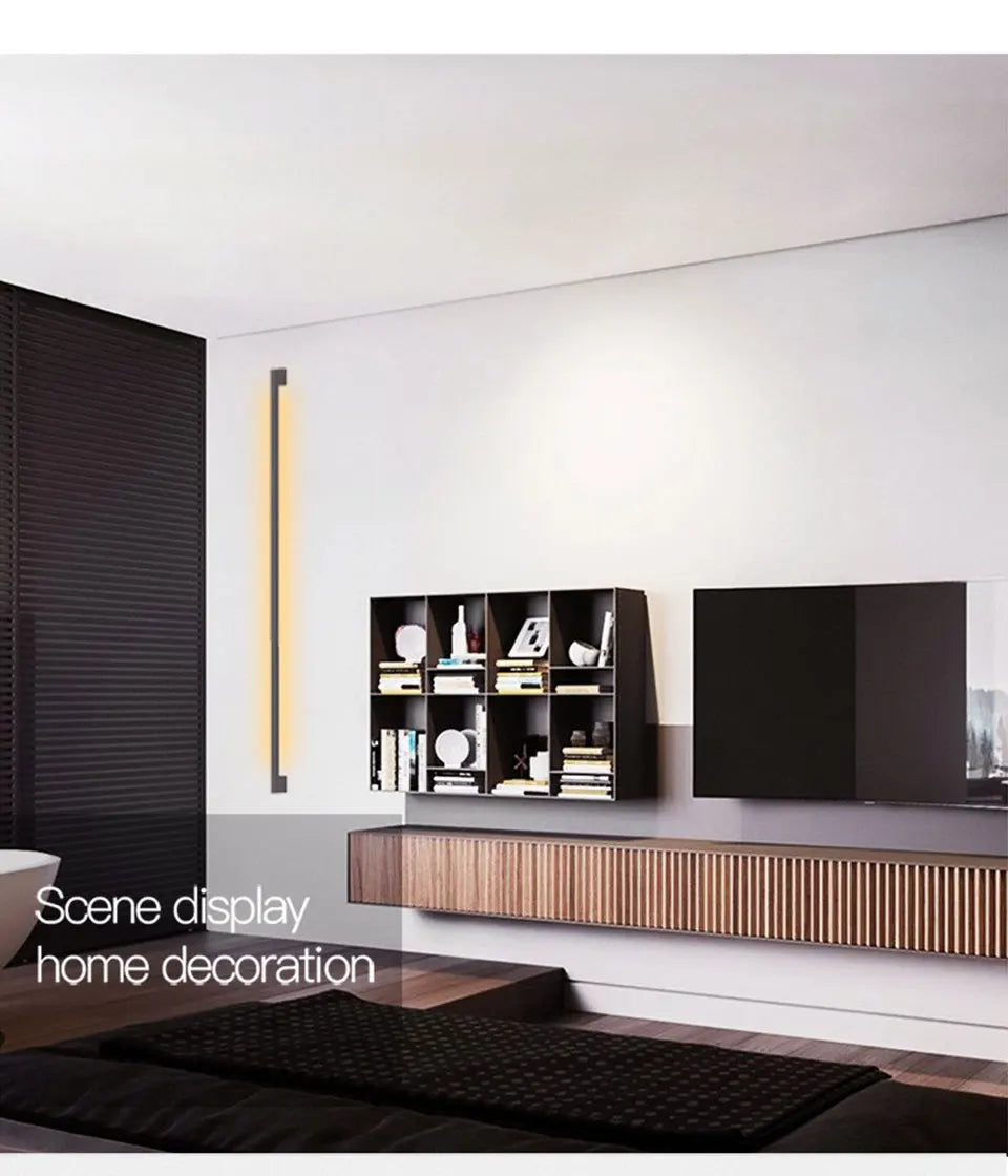 Minimalist Long Wall Lamp LED Mounted Light - Shine Room
