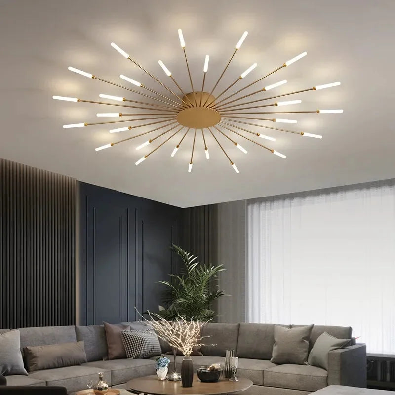 Modern Art Ceiling Light LED Luster Indoor - Shine Room