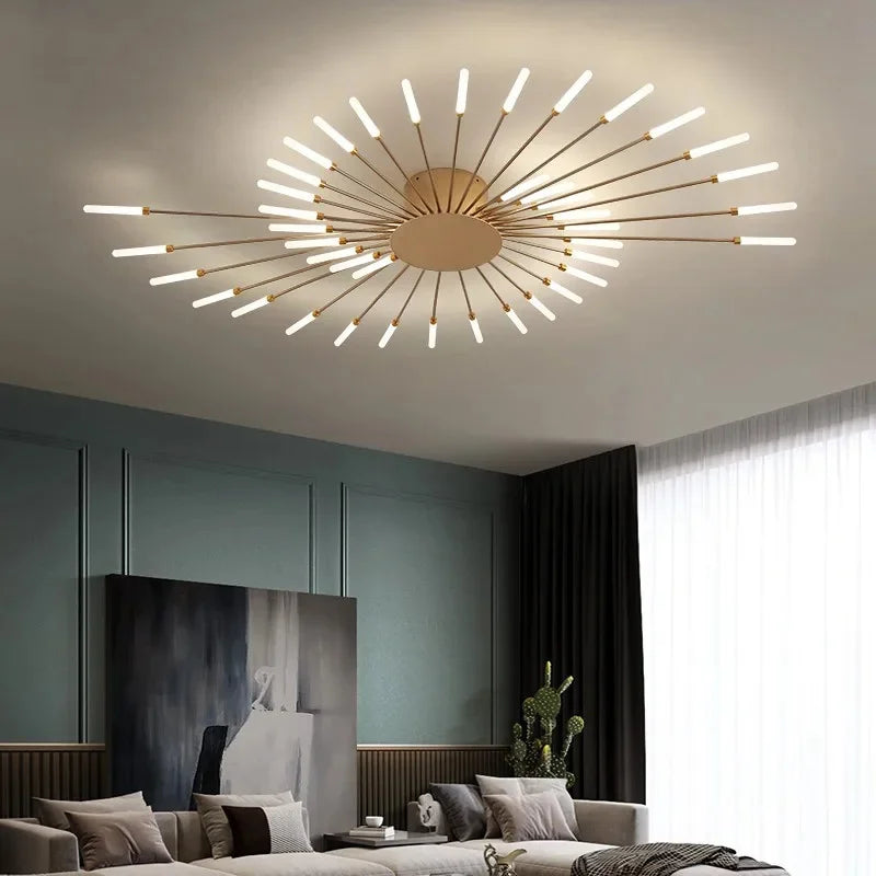 Modern Art Ceiling Light LED Luster Indoor - Shine Room