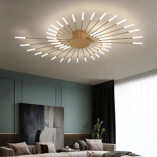 Modern Art Ceiling Light LED Luster Indoor - Shine Room