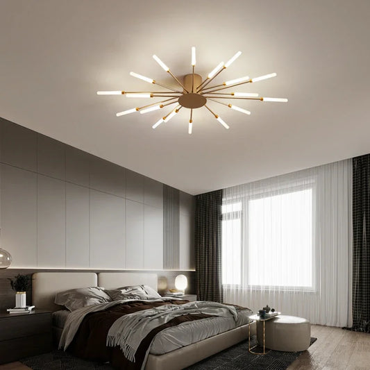 Modern Art Ceiling Light LED Luster Indoor - Shine Room