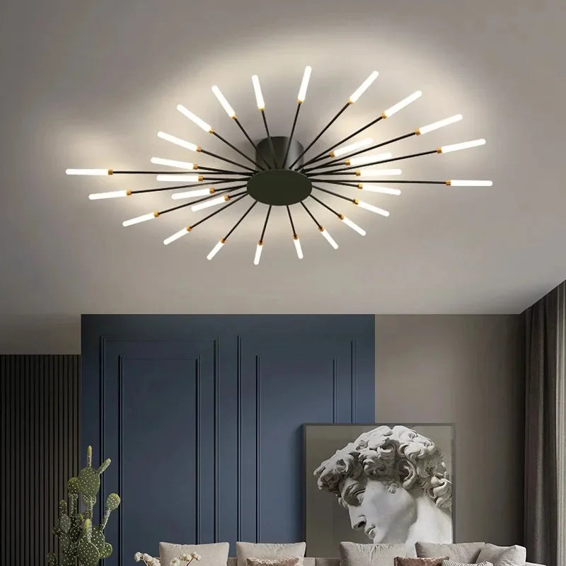 Modern Art Ceiling Light LED Luster Indoor - Shine Room
