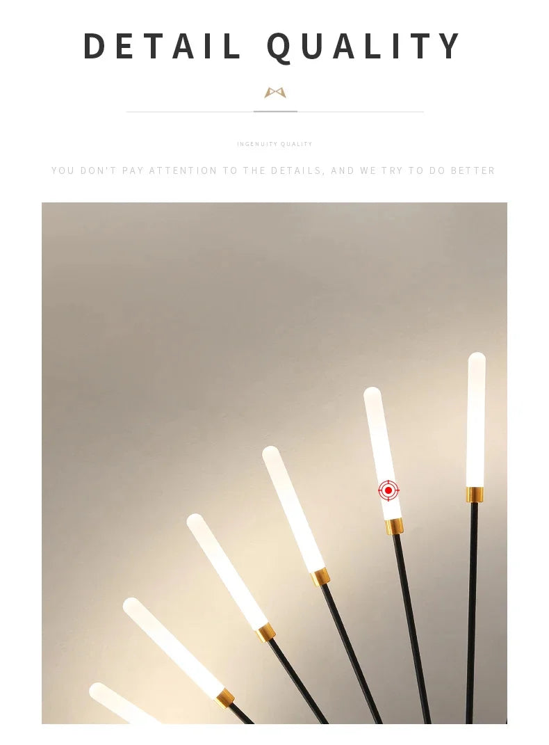 Modern Art Ceiling Light LED Luster Indoor - Shine Room