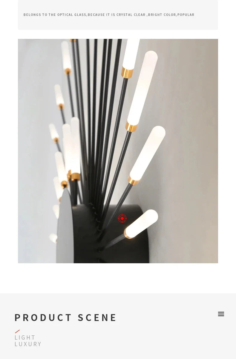 Modern Art Ceiling Light LED Luster Indoor - Shine Room