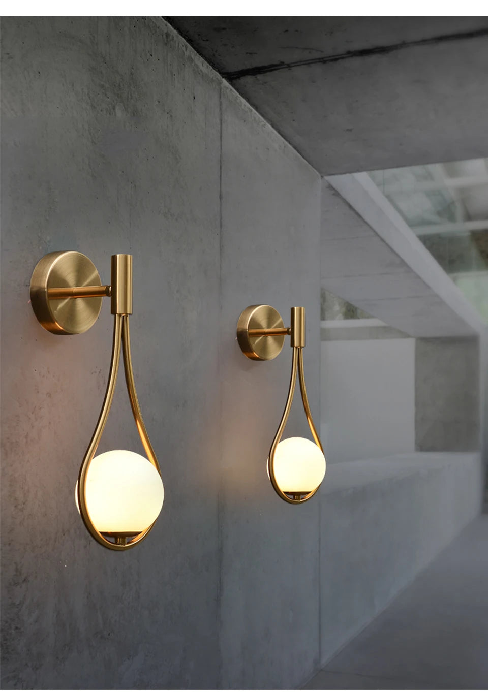Modern G9 Gold Sconce Lighting Fixture Nordic Style - Shine Room