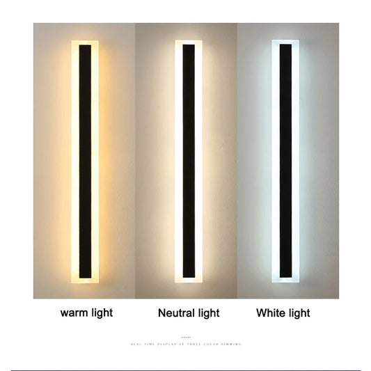 Modern LED Long Wall Lamp IP65 Waterproof - Shine Room